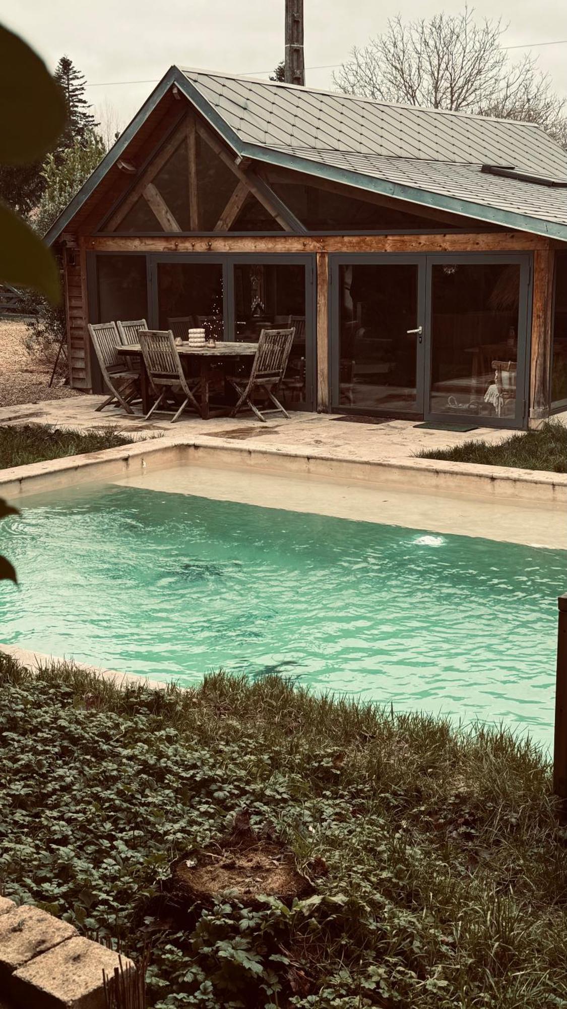 Cottage Normand Avec Sa Grande Piscine Chauffee Toute L Annee Sur Parc Arbore Et Clos En Plein Coeur De La Campagne Adapte Aux Kids Et Dog Friendly Saint-Antonin-de-Sommaire Экстерьер фото