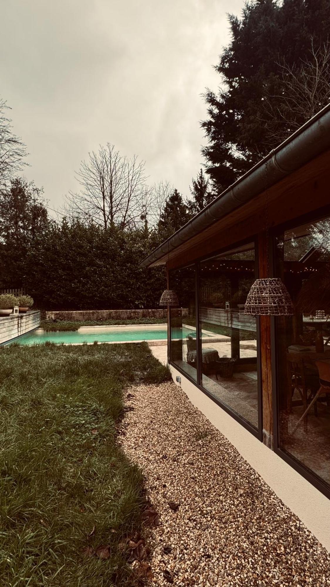 Cottage Normand Avec Sa Grande Piscine Chauffee Toute L Annee Sur Parc Arbore Et Clos En Plein Coeur De La Campagne Adapte Aux Kids Et Dog Friendly Saint-Antonin-de-Sommaire Экстерьер фото